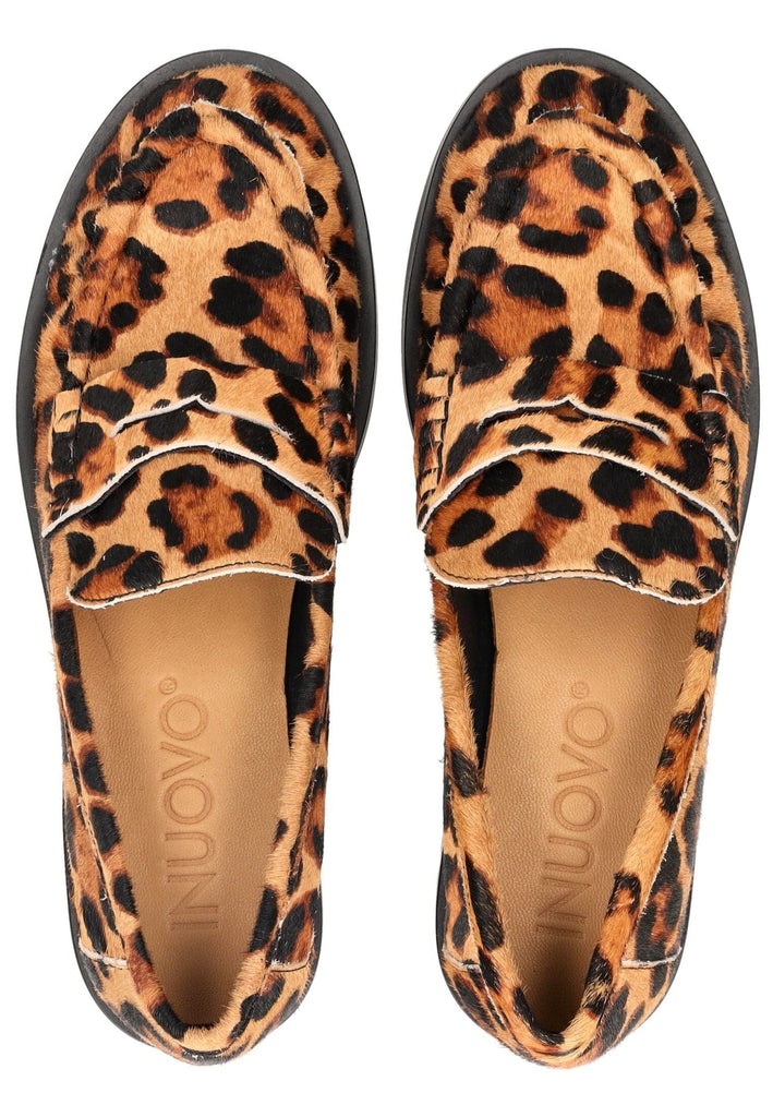 Inuovo Slipper Leder Leopard