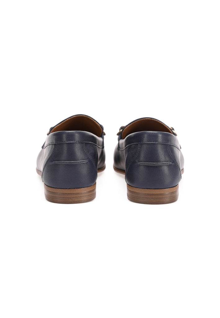 Inuovo Slipper Leder Navy