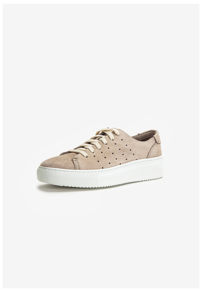 Inuovo Sneaker Leder Silber/Grau