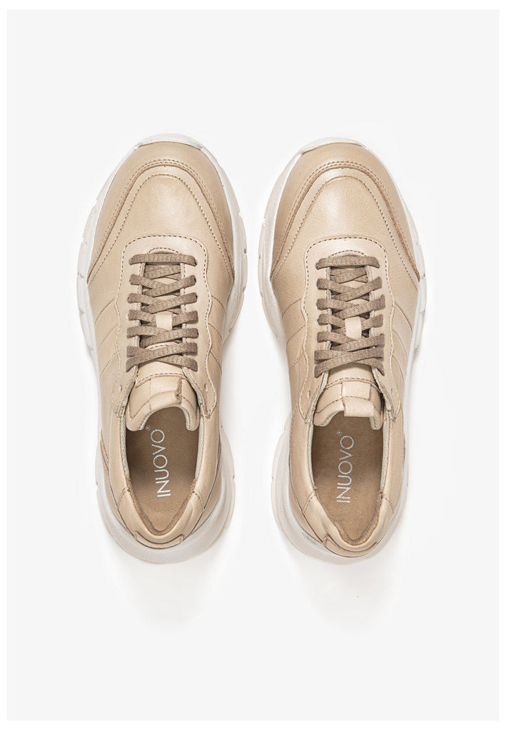 Inuovo Sneaker Leder Tan