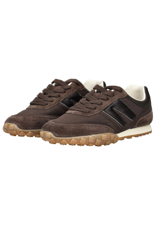 Inuovo Sneaker Leder/Textil Braun
