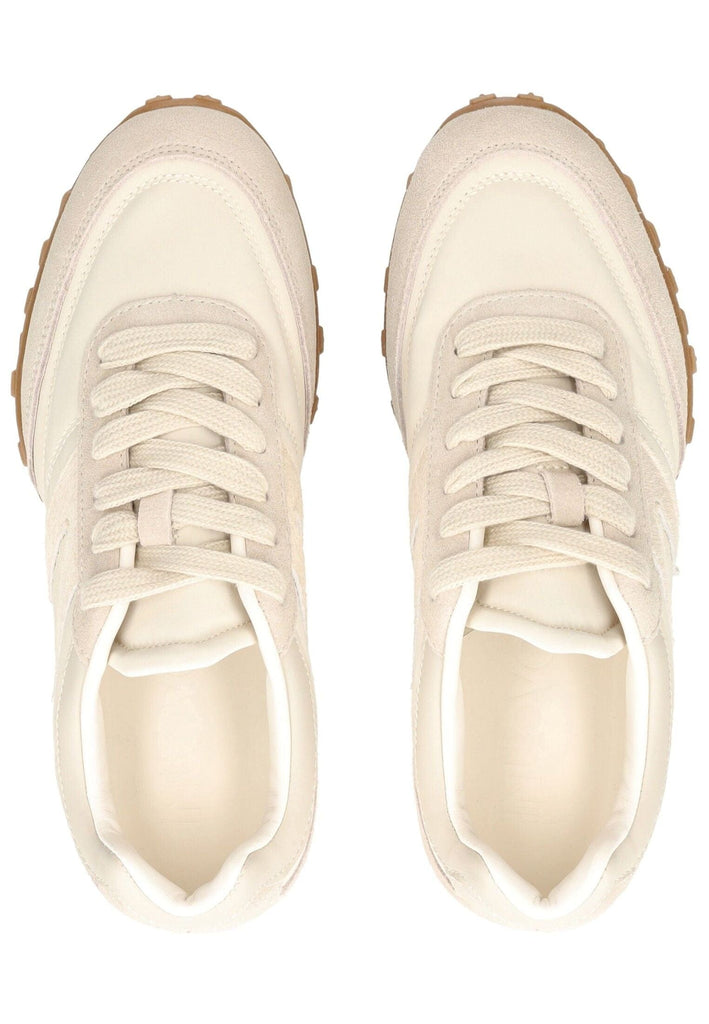Inuovo Sneaker Leder/Textil Creme