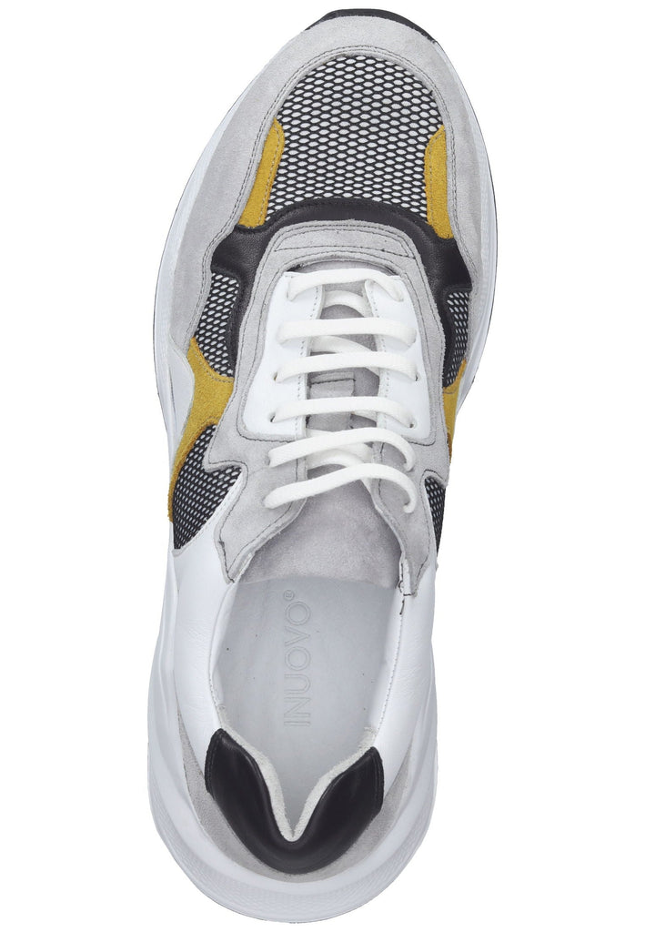 Inuovo Sneaker Leder/Textil Grau/Multi