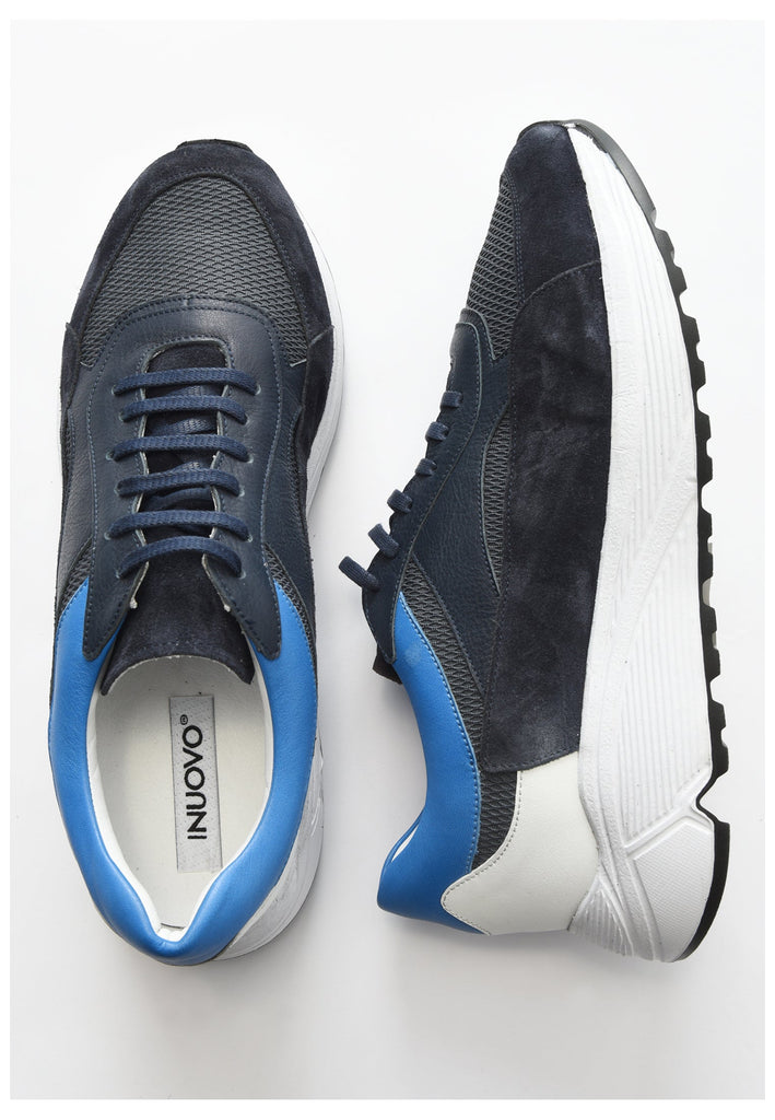 Inuovo Sneaker Leder/Textil Navy