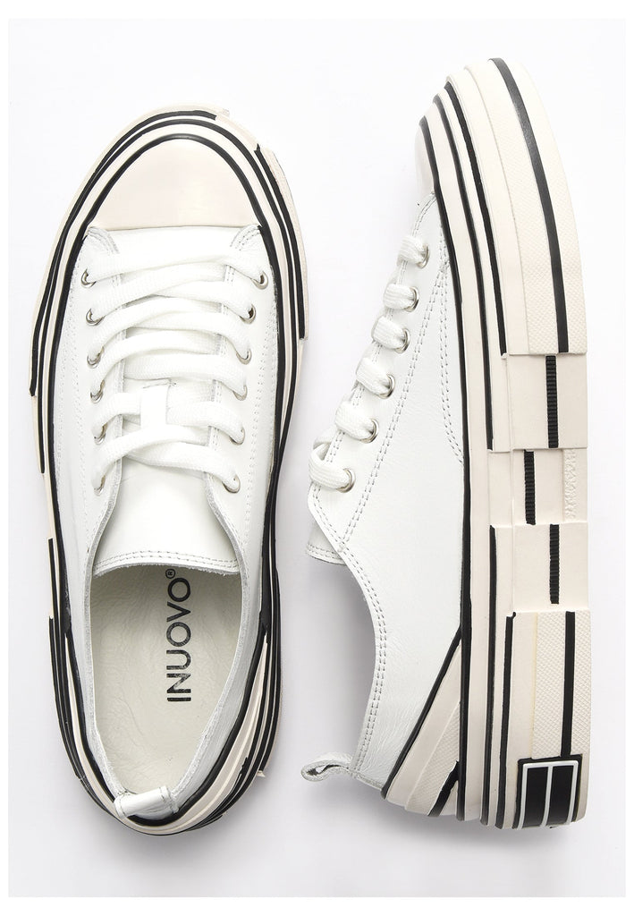 Inuovo Sneaker Leder Weiß