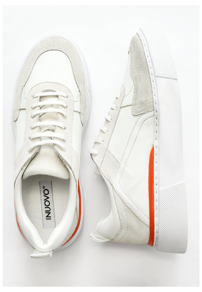 Inuovo Sneaker Leder Weiß
