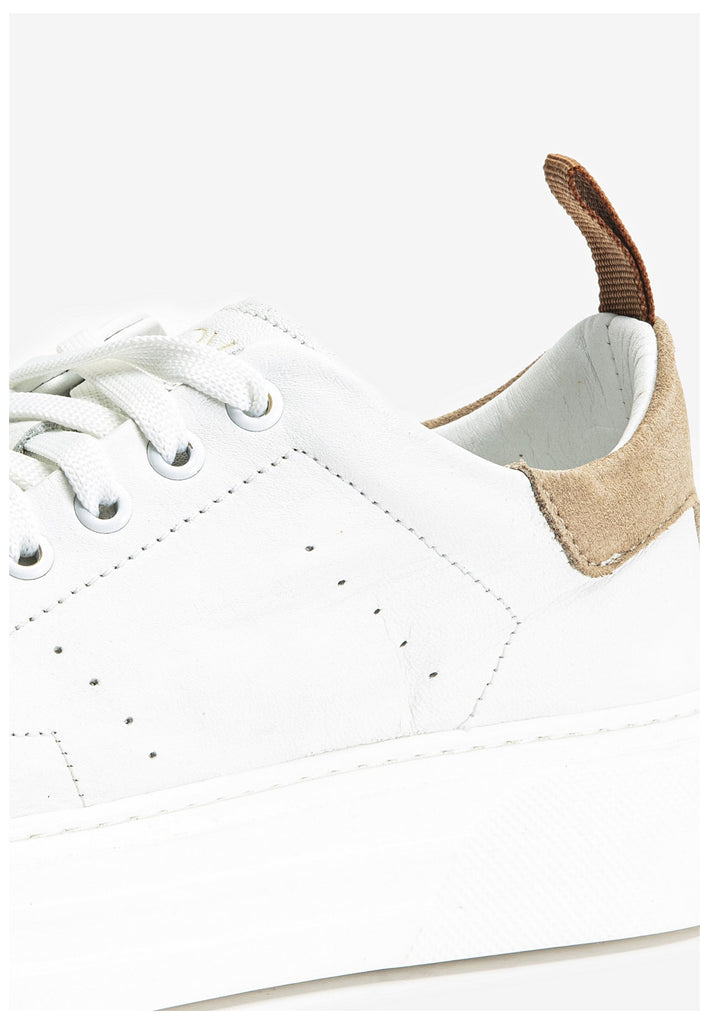 Inuovo Sneaker Leder Weiß/Beige