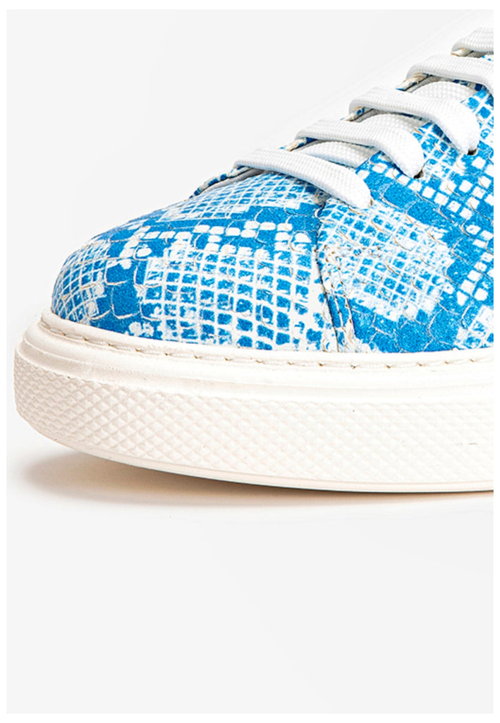 Inuovo Sneaker Leder Weiß/Blau