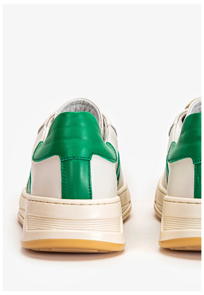 Inuovo Sneaker Leder Weiß/Grün