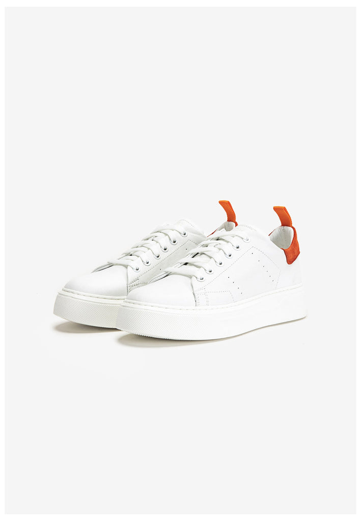 Inuovo Sneaker Leder Weiß/Orange