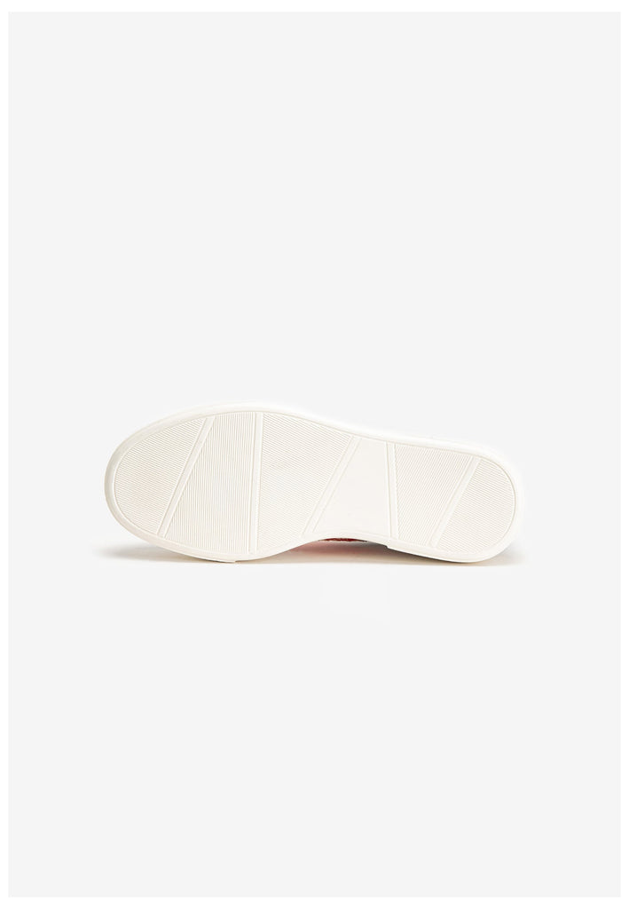 Inuovo Sneaker Leder Weiß/Rot