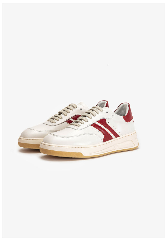Inuovo Sneaker Leder Weiß/Rot