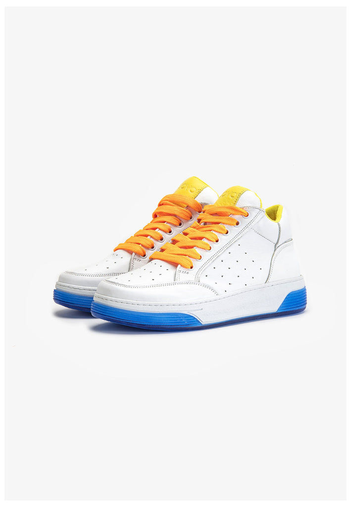 Inuovo Sneaker Leder Yellow