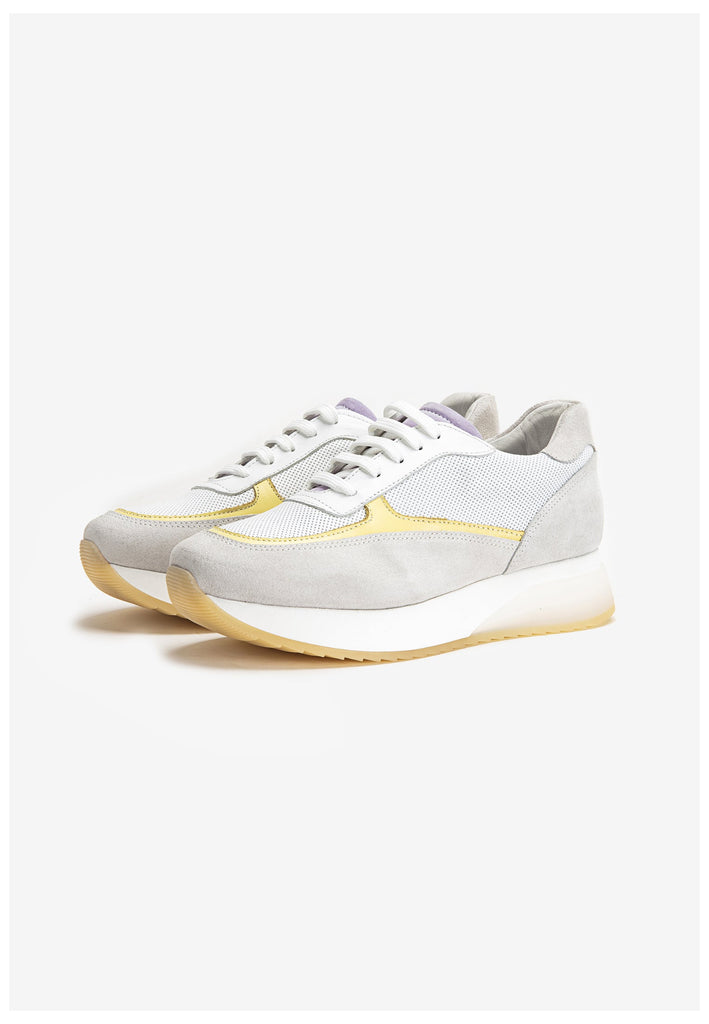 Inuovo Sneaker Leder Yellow