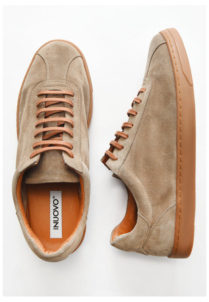 Inuovo Sneaker Veloursleder Beige