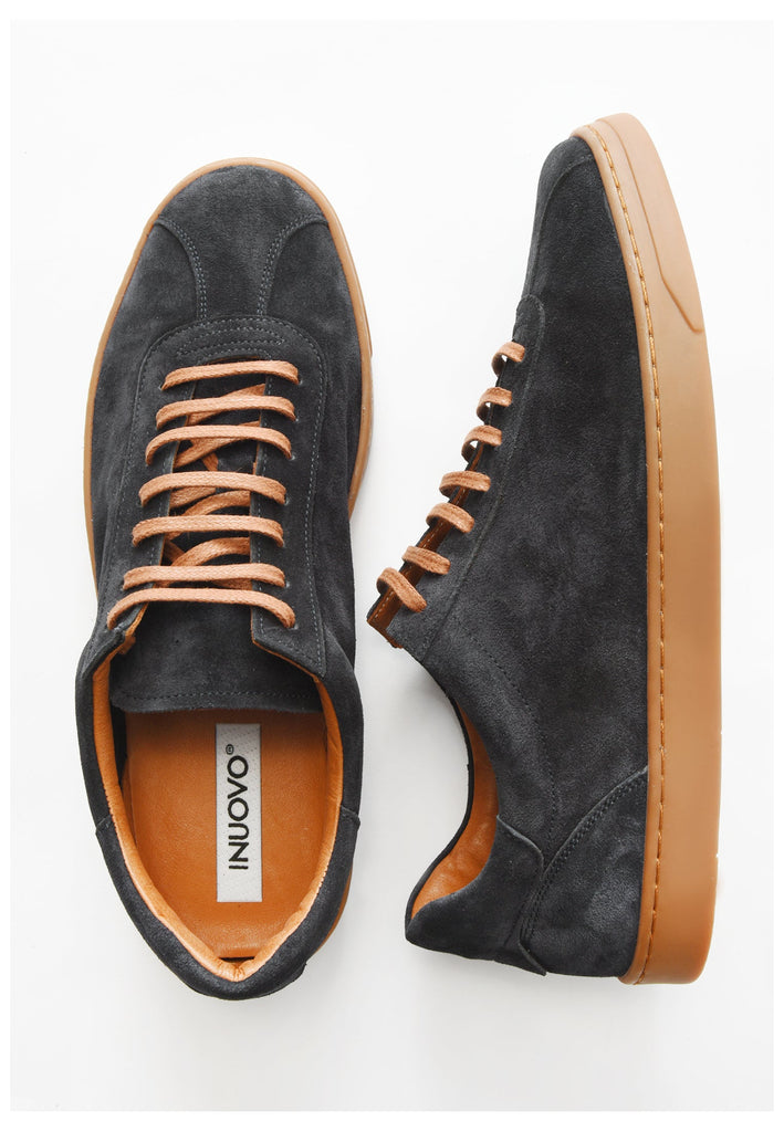 Inuovo Sneaker Veloursleder Navy