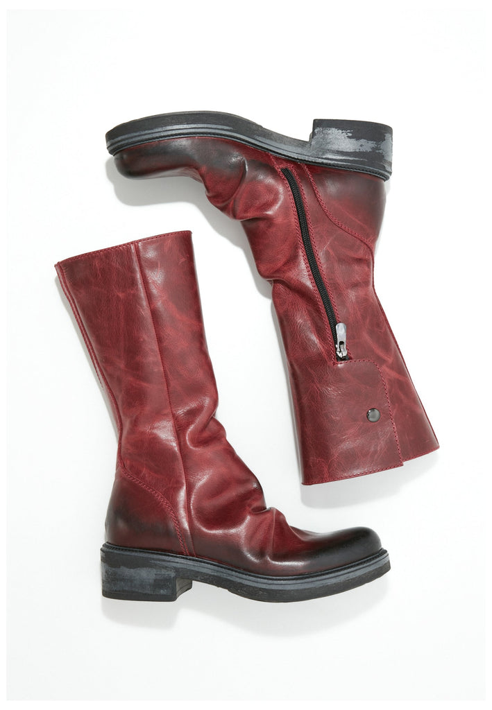 Inuovo Stiefel Glattleder Burgundy
