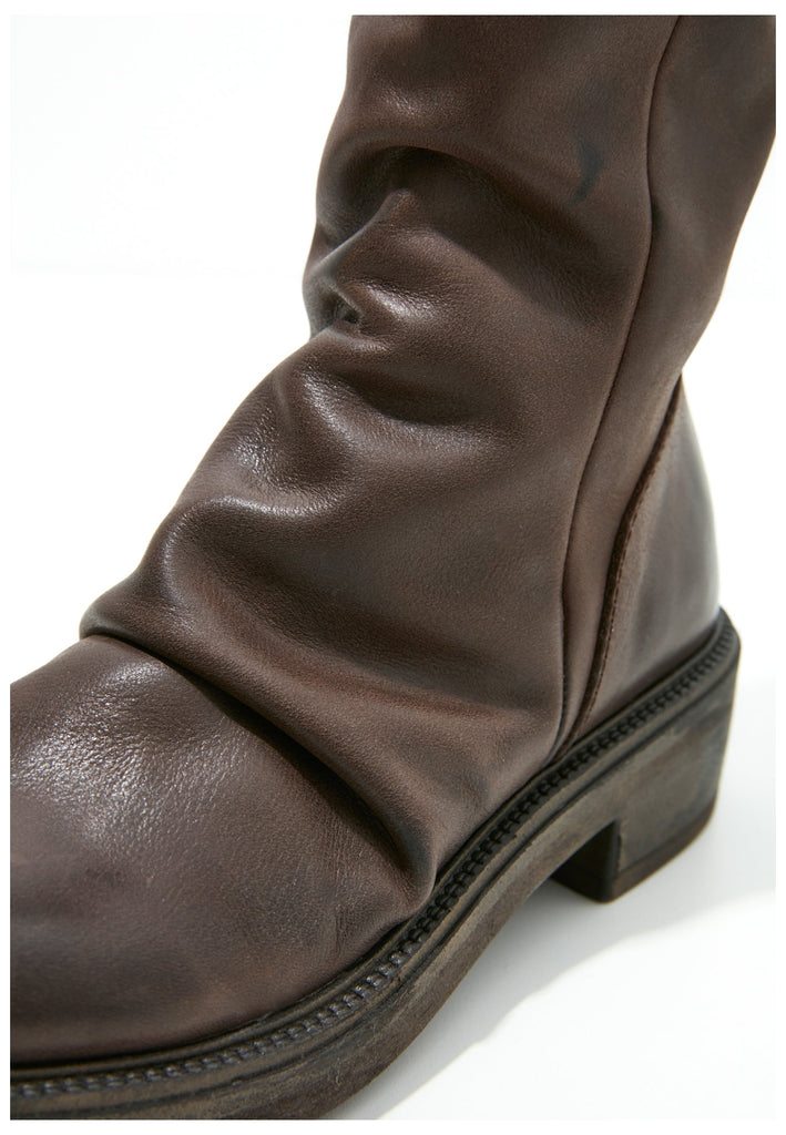 Inuovo Stiefel Glattleder Dunkelbraun