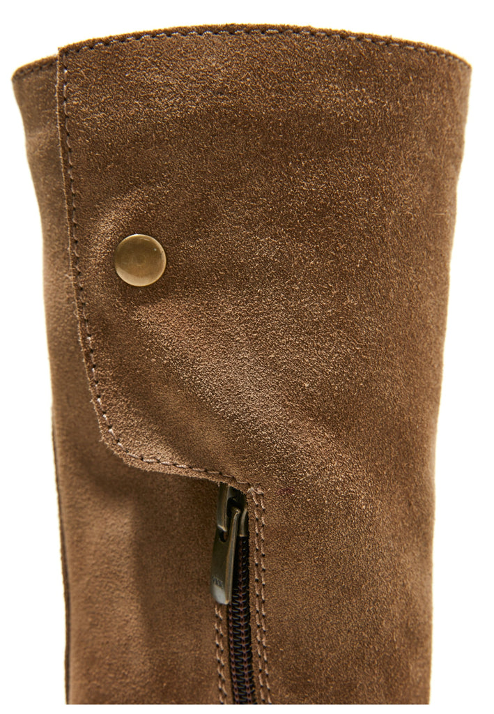 Inuovo Stiefel Glattleder Hellbraun