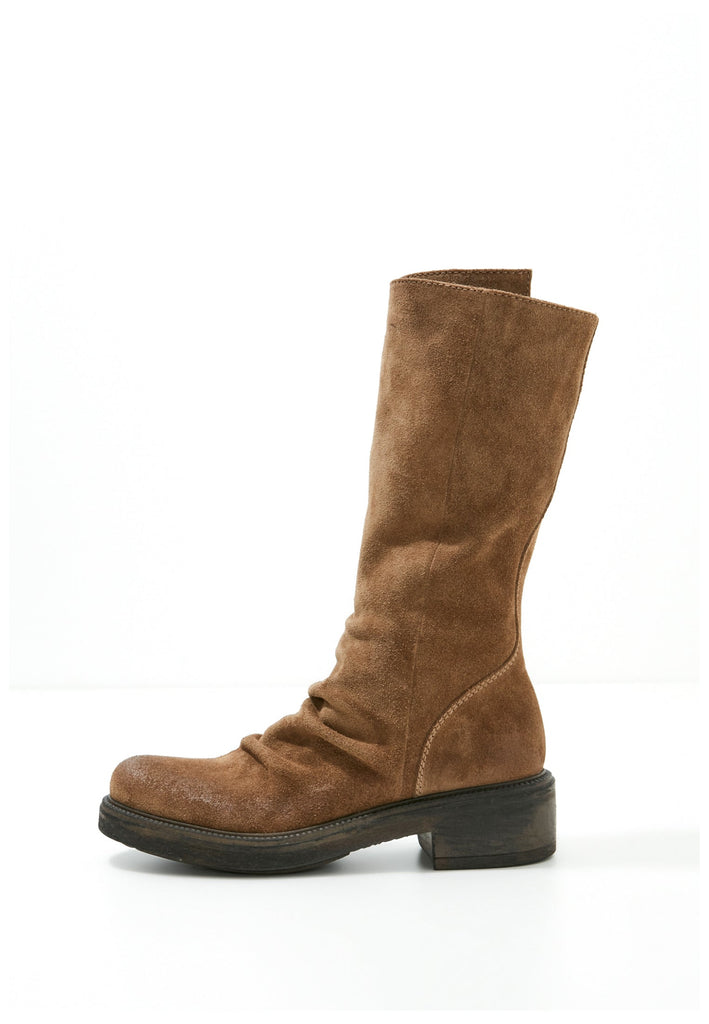 Inuovo Stiefel Glattleder Hellbraun