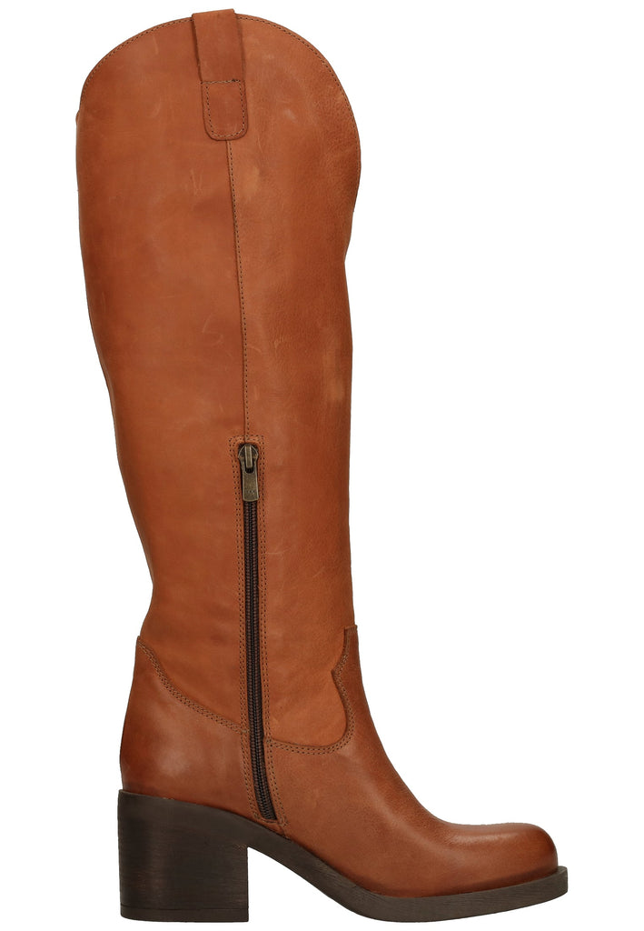 Inuovo Stiefel Glattleder Tabacco