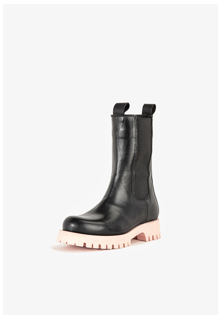 Stiefel Inuovo Stiefel Leder Schwarz/Pink