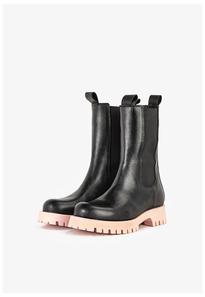 Stiefel Inuovo Stiefel Leder Schwarz/Pink