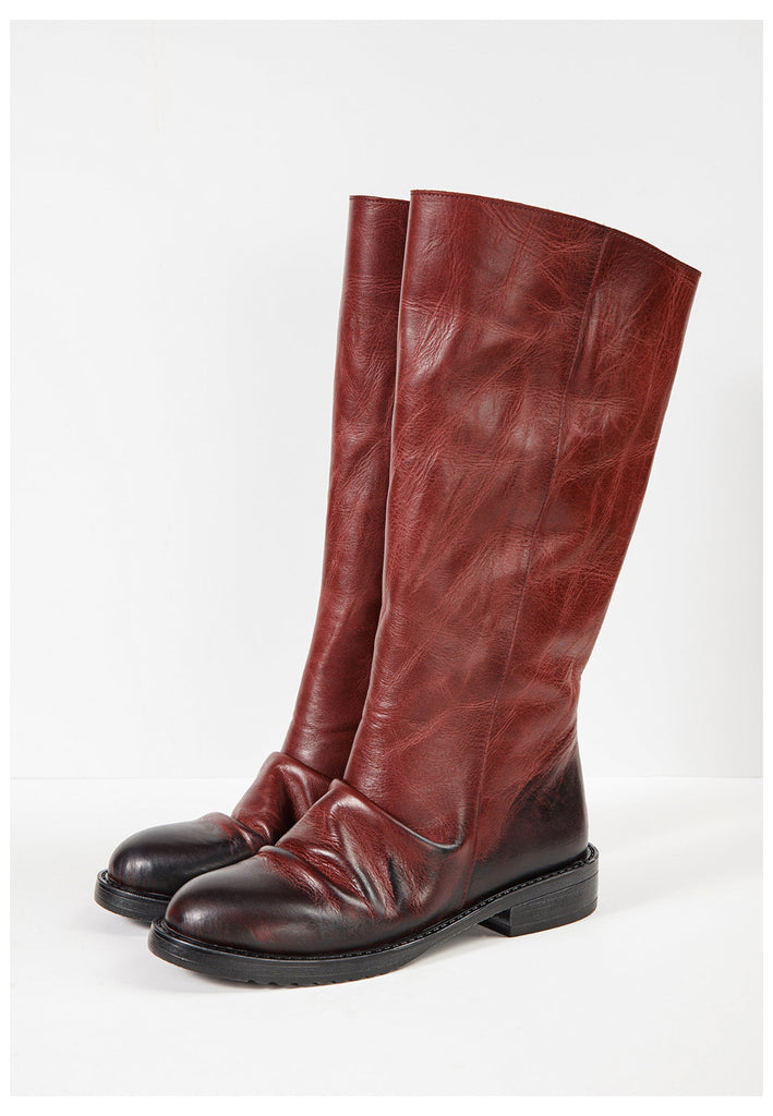 Inuovo Stiefel Leder Burgundy