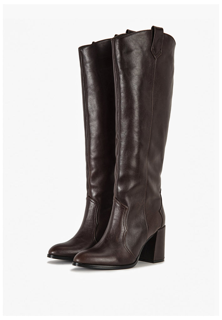 Inuovo Stiefel Leder Coffee