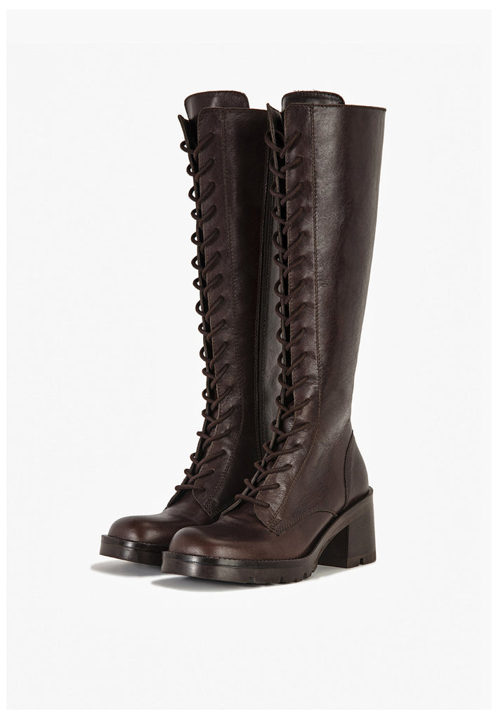 Inuovo Stiefel Leder Coffee