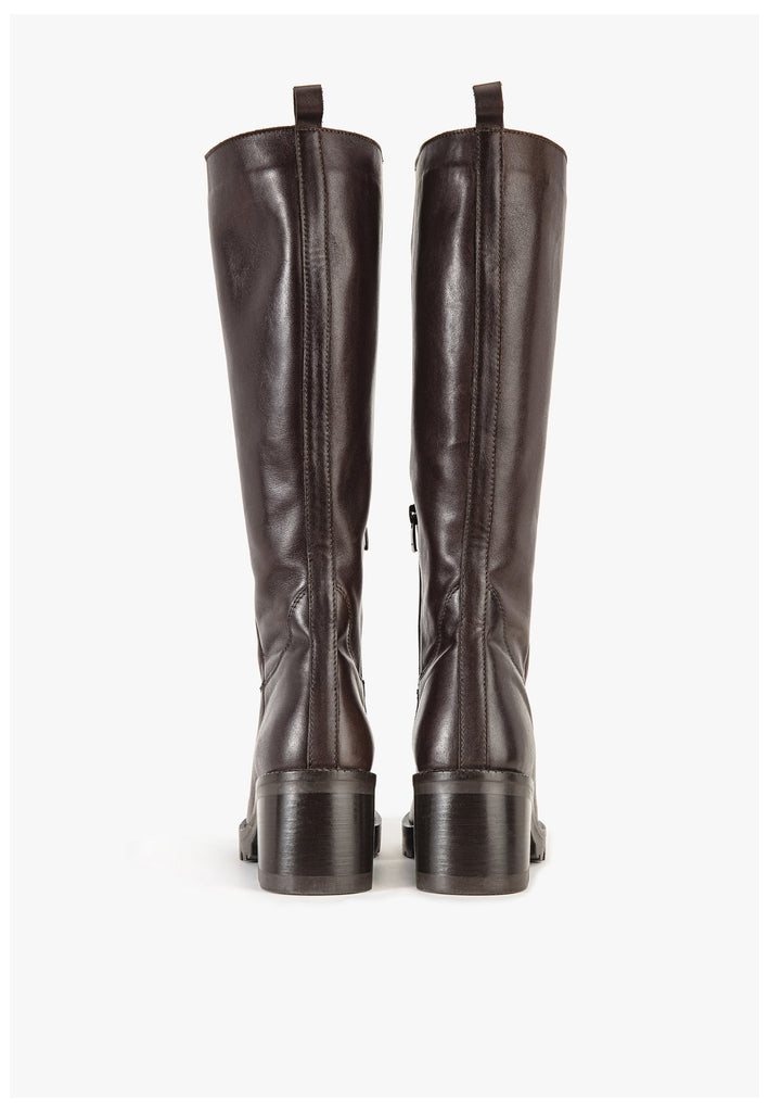 Inuovo Stiefel Leder Coffee