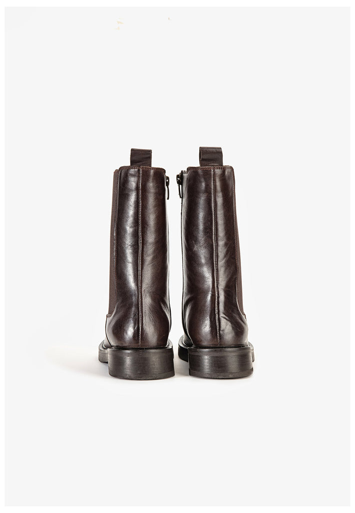 Inuovo Stiefel Leder Coffee