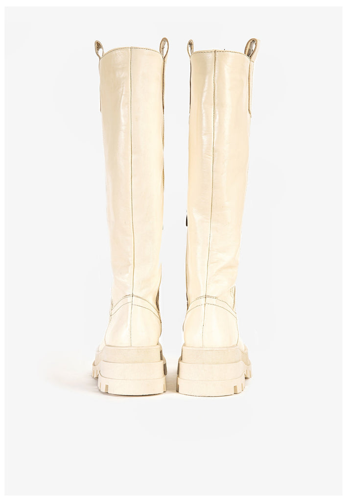 Inuovo Stiefel Leder Creme