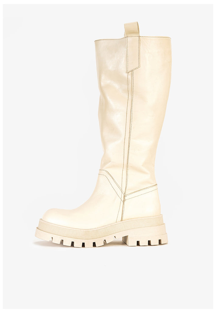 Inuovo Stiefel Leder Creme