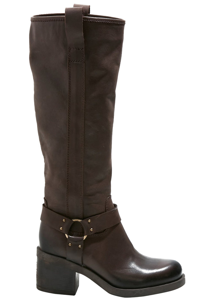 Inuovo Stiefel Leder Dunkelbraun