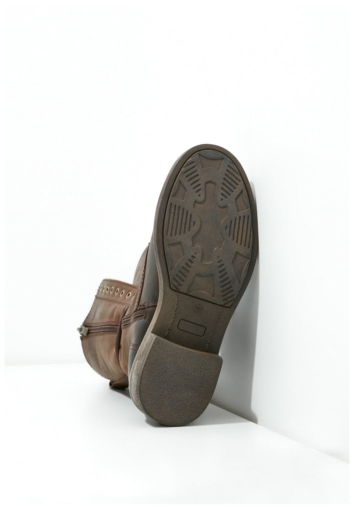 Inuovo Stiefel Leder Dunkelbraun