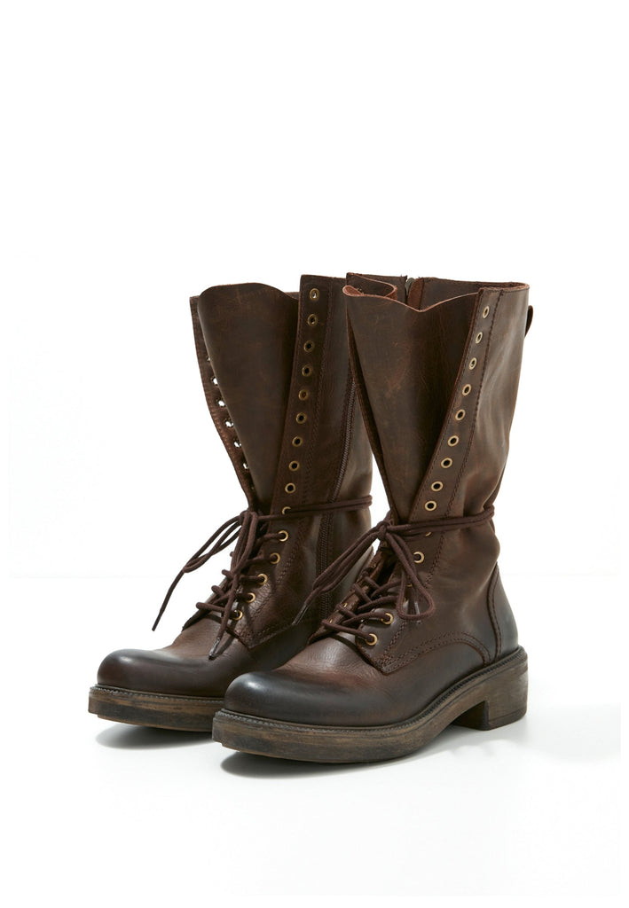 Inuovo Stiefel Leder Dunkelbraun