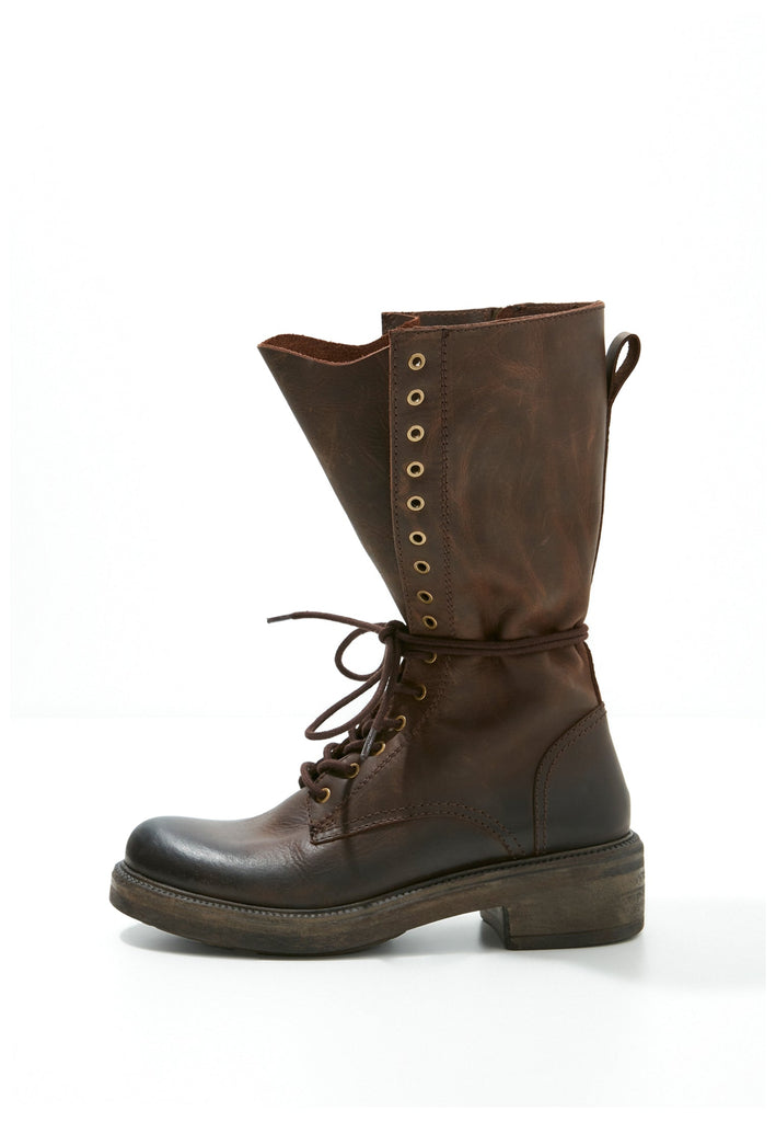 Inuovo Stiefel Leder Dunkelbraun