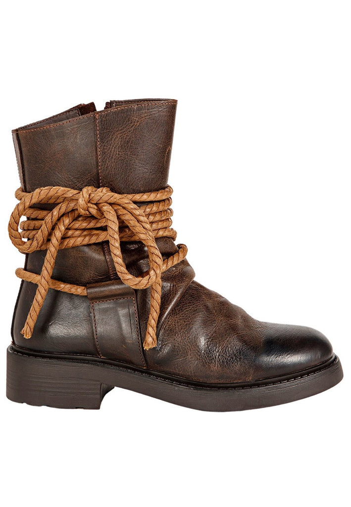 Inuovo Stiefel Leder Dunkelbraun