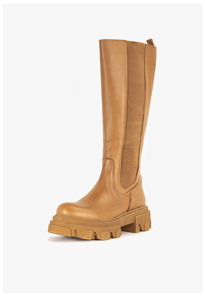 Inuovo Stiefel Leder Hellbraun