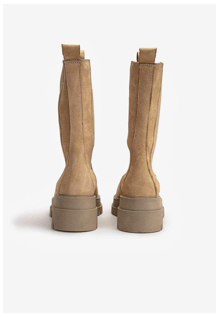 Inuovo Stiefel Leder Hellbraun