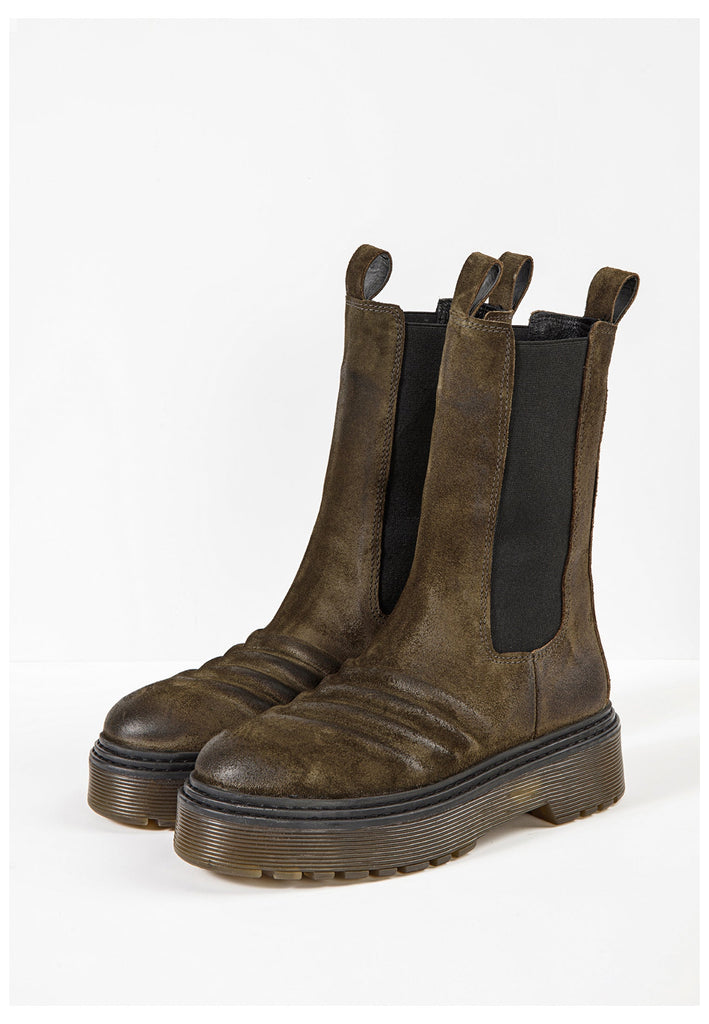 Inuovo Stiefel Leder Khaki