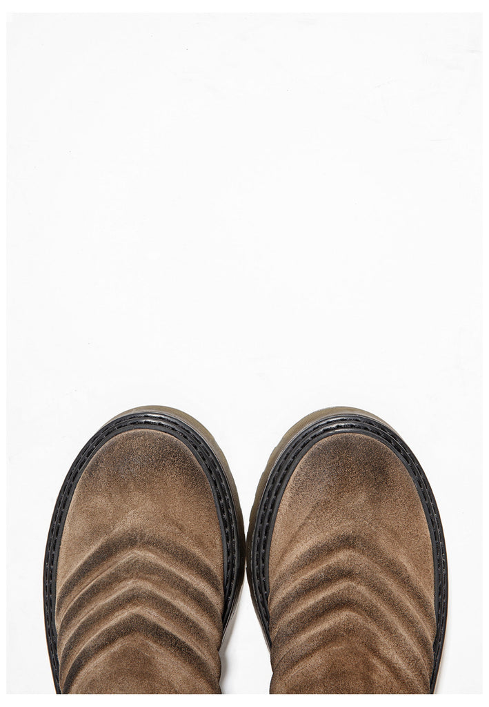 Inuovo Stiefel Leder Mittelbraun