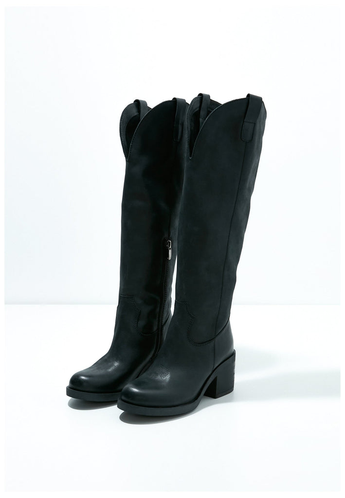 Inuovo Stiefel Leder Schwarz