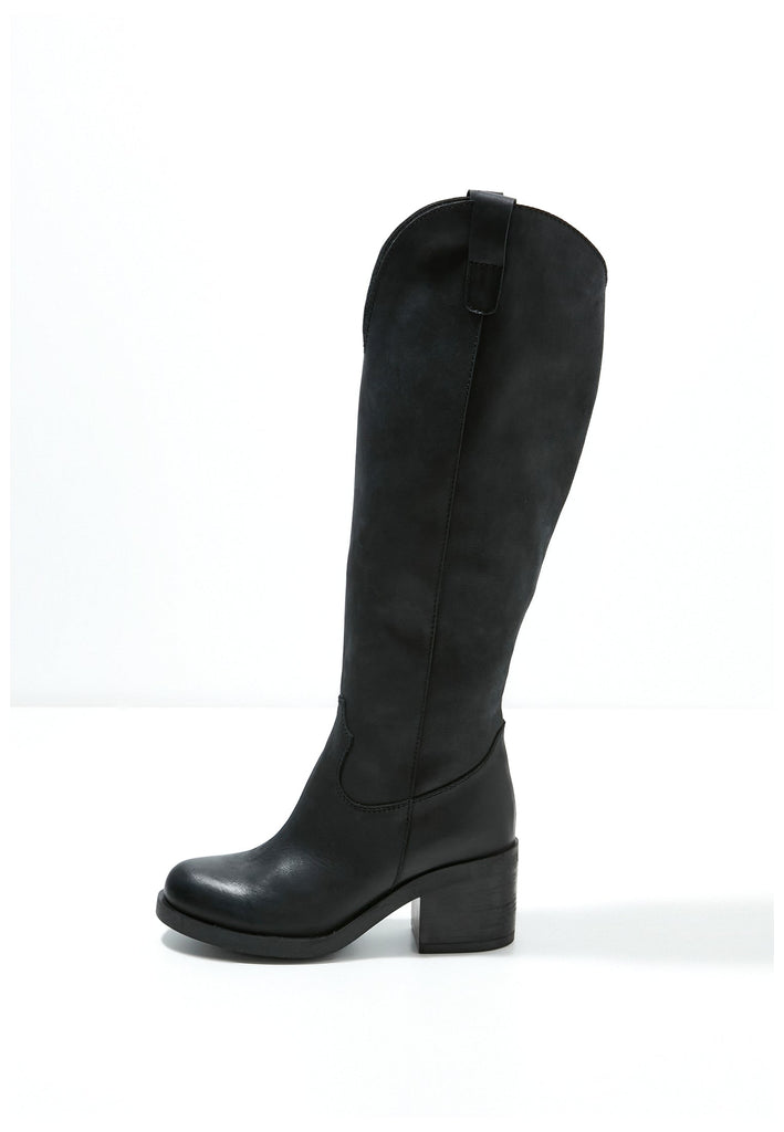 Inuovo Stiefel Leder Schwarz