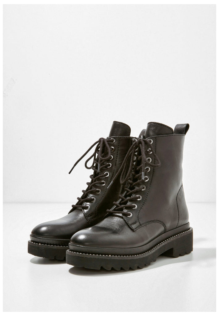 Inuovo Stiefel Leder Schwarz