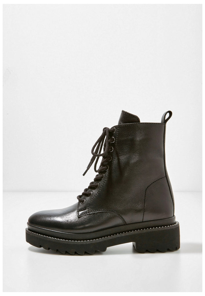 Inuovo Stiefel Leder Schwarz