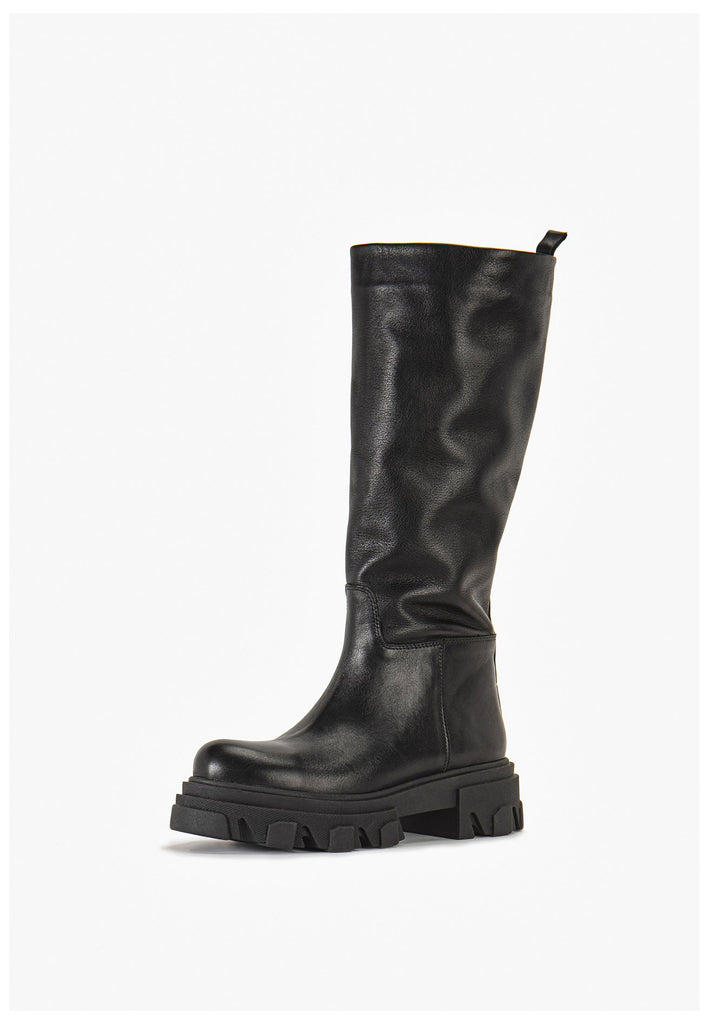 Inuovo Stiefel Leder Schwarz