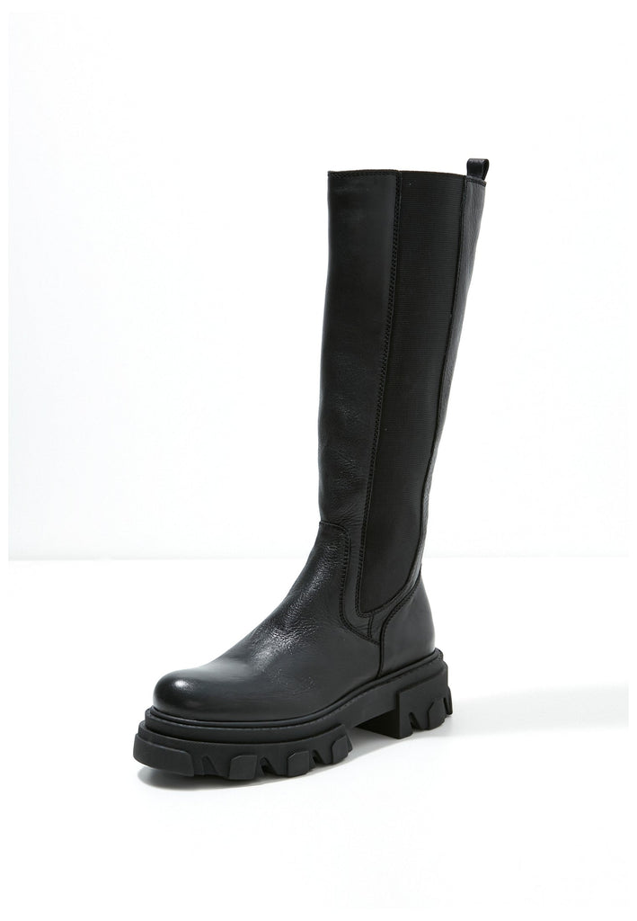Inuovo Stiefel Leder Schwarz