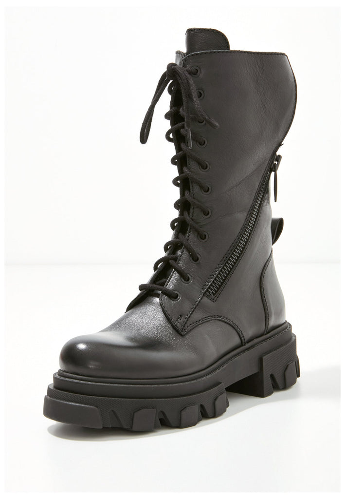 Inuovo Stiefel Leder Schwarz